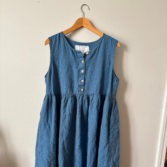 NotPerfectLinen Sleeveless Maxi Mama dress - Picture 1 of 2